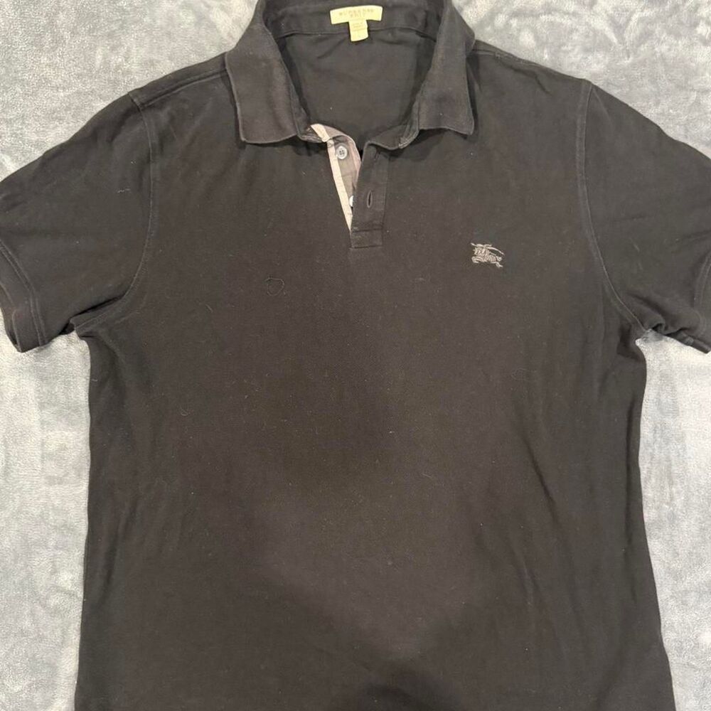 Burberry Men's Black Polo-shirts